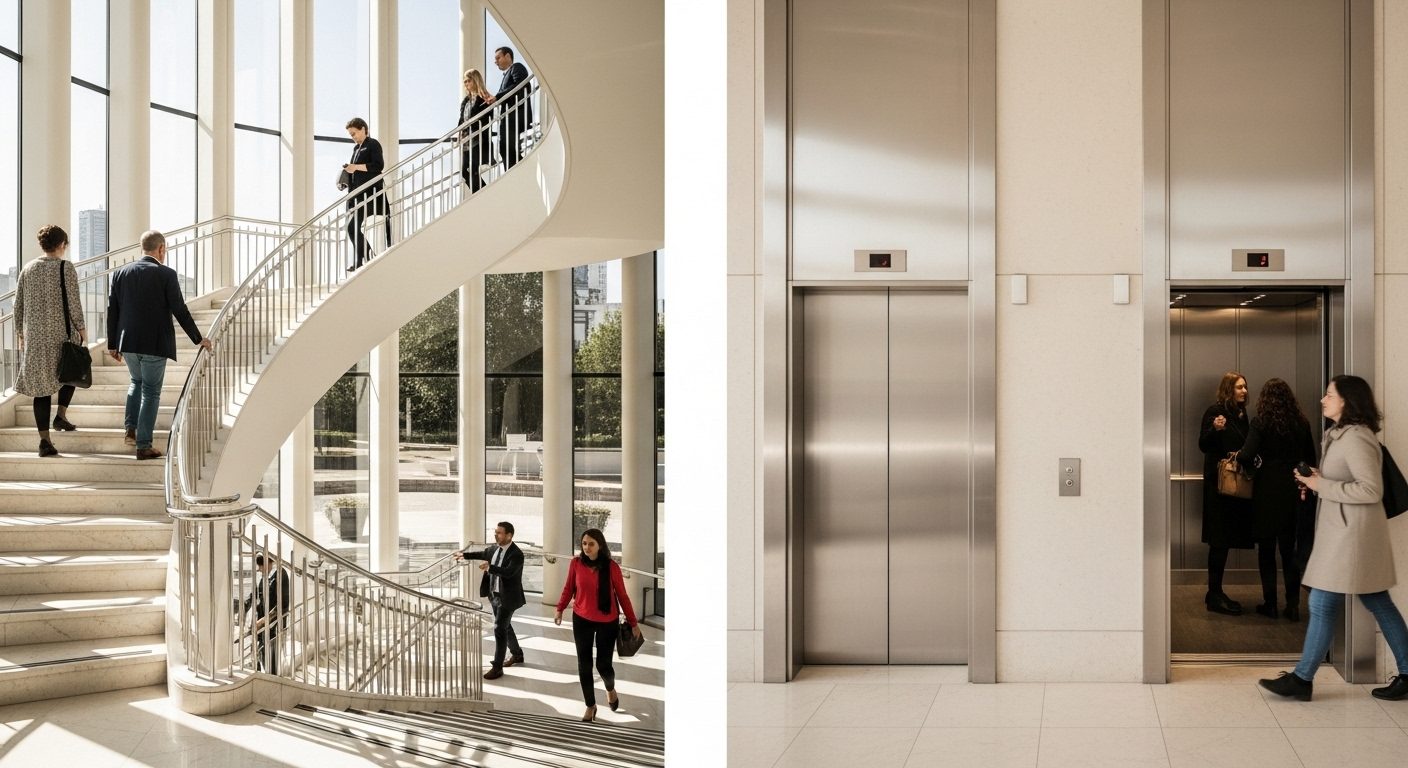 Photo J'ai testé les deux pendant 6 mois : mon verdict escaliers vs ascenseur